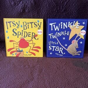 Lot Of 2‎ TWINKLE, TWINKLE, LITTLE STAR & It's, Bitsy Spider By Kate Toms Hard